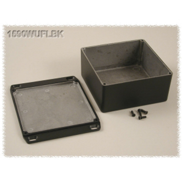 Hammond Manufacturing 1590WUFLBK enclosure - watertight diecast
