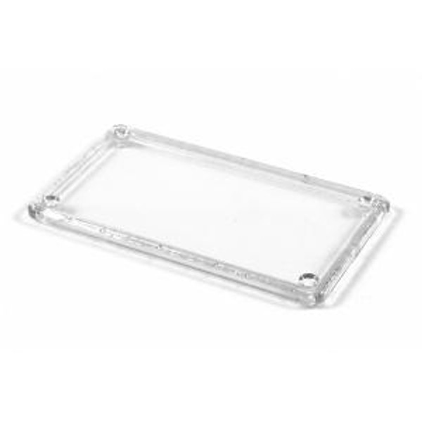 Hammond Manufacturing 1591BC lid - clear polycarbonate, made to fit 1591B enclosures