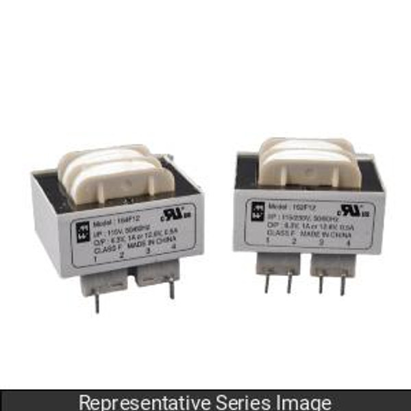 Hammond Manufacturing 164G12 Transformer, low voltage PCB mount, low profile, 115V, 12VA, 12.6V C.T. @ 1.0A