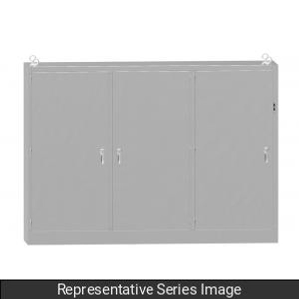 Hammond Manufacturing 1UHD844124N4SS Type 4X Stainless Steel Multi-Door Freestanding Disconnect Enclosure