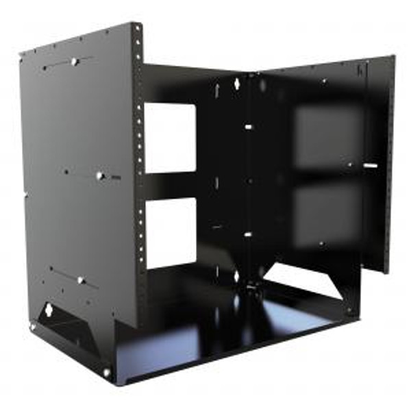 Hammond Manufacturing APBS198UBK 8U Adjustable Depth Wall Rack