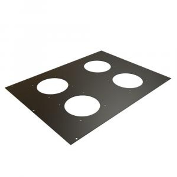 Hammond Manufacturing C2T1923FBK1 Fan Top Panel