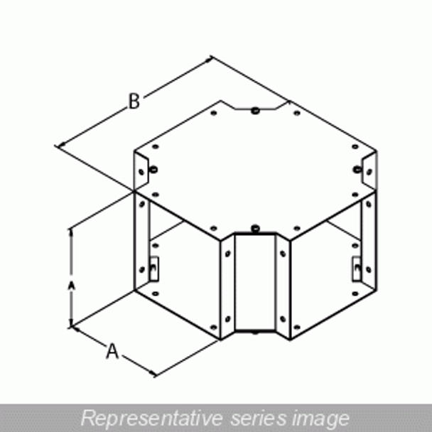 Hammond Manufacturing CWCF2G Cross Fitting