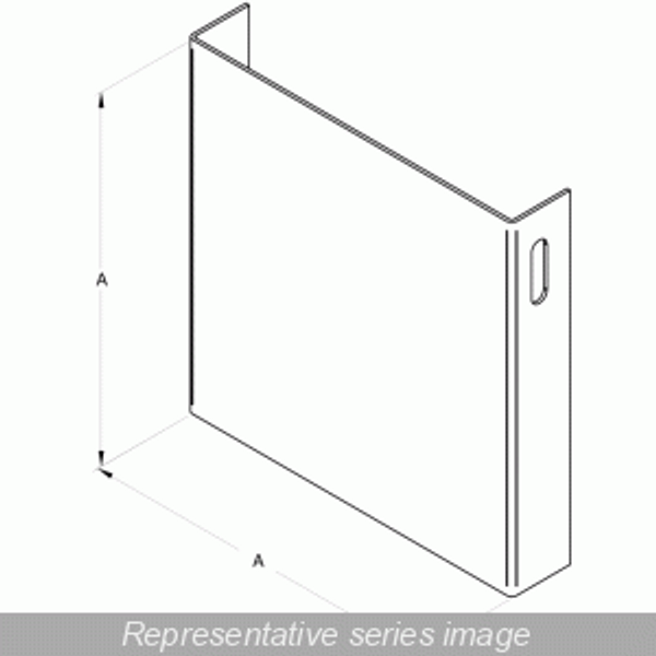 Hammond Manufacturing CWCP6GNK Closing Plate