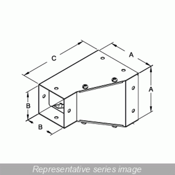 Hammond Manufacturing CWCRD42 Corner Reducer
