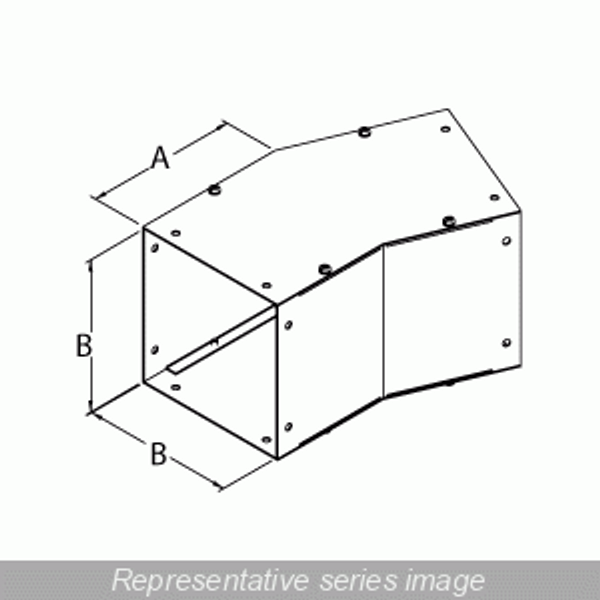 Hammond Manufacturing CWEL222 22.5-Degree Elbow
