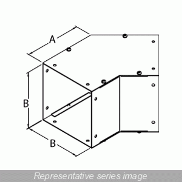 Hammond Manufacturing CWEL245G 45-Degree Elbow