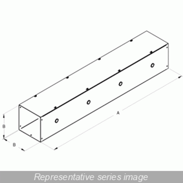 Hammond Manufacturing CWSC660G 60" Type 1 Lay In Screw Cover Wireway