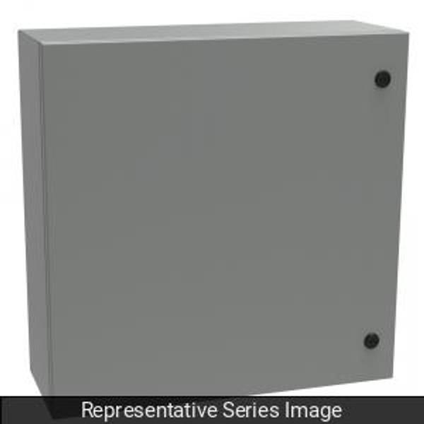 Hammond Manufacturing EN4SD30168LG Type 4 Hinge Door Mild Steel Wallmount Enclosure