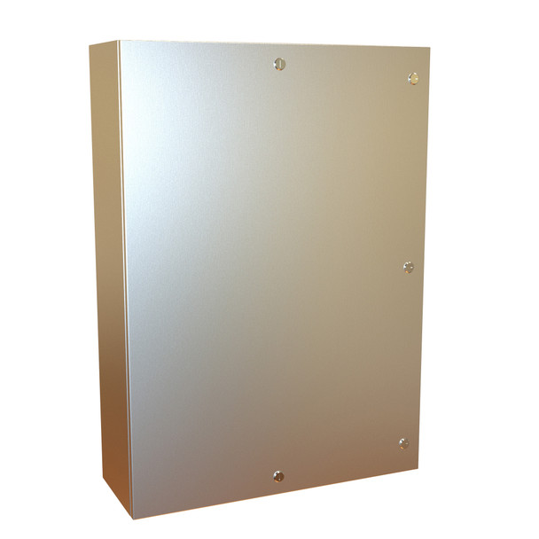 Hammond Manufacturing EN4SD423010SSR Type 4X Hinge Door Stainless Steel Wallmount Enclosure