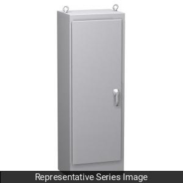 Hammond Manufacturing HN4FS902420SS Type 4X Continuous Hinge Door Stainless Steel Single Access Freestanding Enclosure