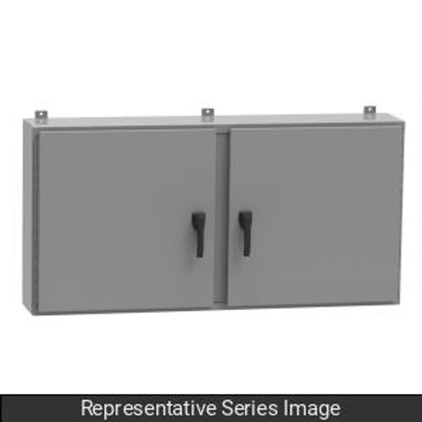 Hammond Manufacturing HN4WM24428GY Type 4 Two Door Wallmount Enclosure