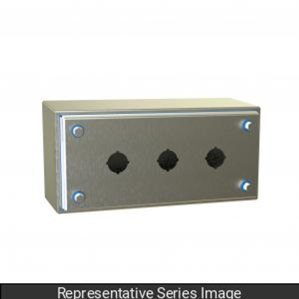 Hammond Manufacturing HYPB2SS Hygienic Type 4X Stainless Steel Pushbutton Enclosure