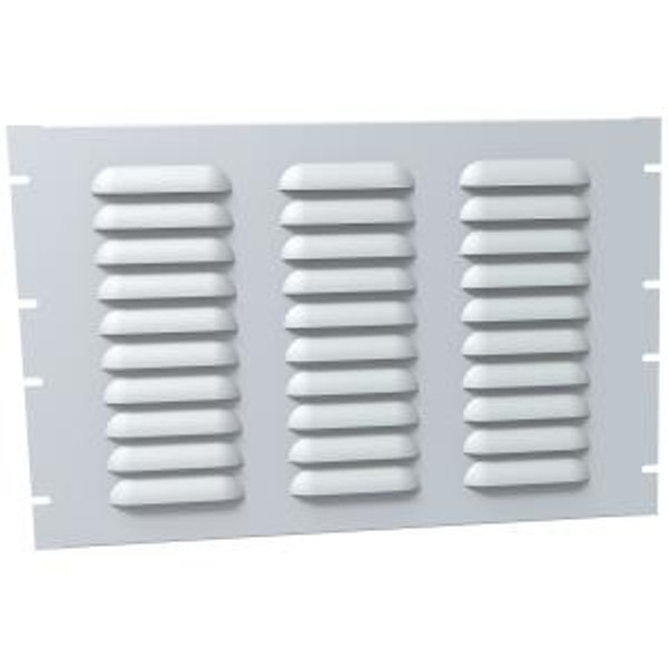 Hammond Manufacturing PVLL19012LG2 7U Louvered Steel Rack Panel