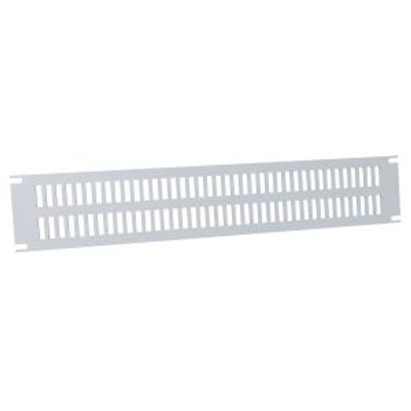 Hammond Manufacturing PVSS19003LG2 2U Slotted Aluminum Rack Panel