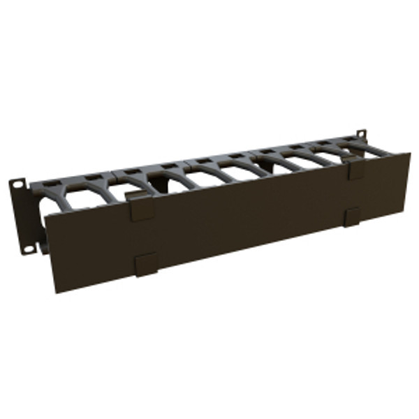 Hammond Manufacturing RB-HFM2 2U Horizontal Finger Cable Manager