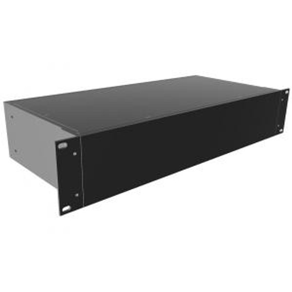 Hammond Manufacturing RM2U1908SBK Rack-Mounted Solid Instrument Enclosure