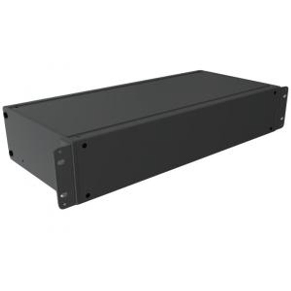 Hammond Manufacturing RMCS19038BK1 rackmount / desktop instrument enclosure, unvented 17x8x3.5