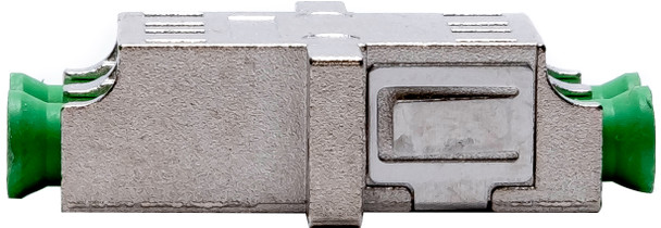 Senko 988M-3S21-N LC Metal Adapter Duplex green cap with flange no shutter