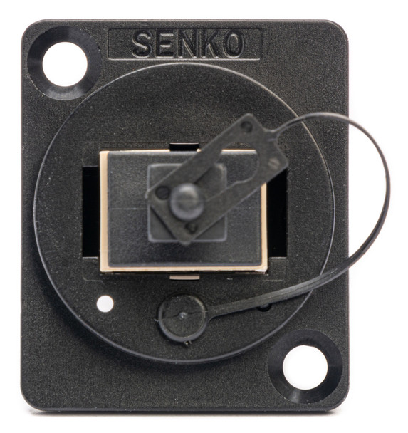 Senko UBC-281 SC Simplex Multimode Panel Mount Fiber Optic Adapter - Beige