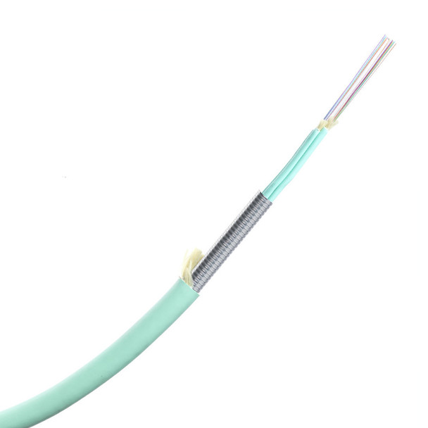 2 Fiber OM4 250um Plenum Indoor Armored Fiber Optic Cable