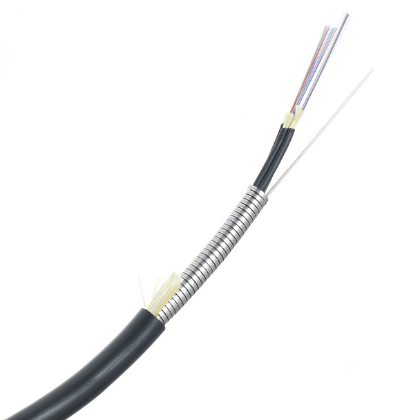36 Fiber OS2 250um Polyethylene Outdoor Armored Fiber Optic Cable