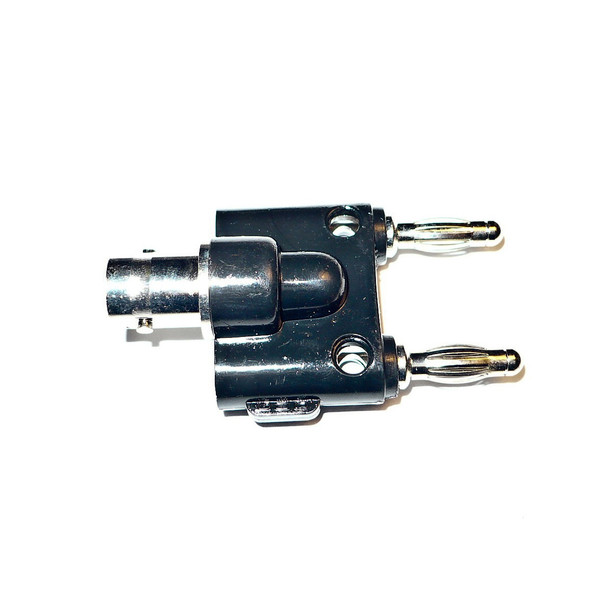 Mueller BU-00260 Adapter: Female BNC to Dual Banana Plug