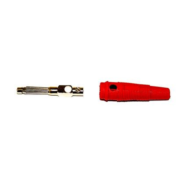 Mueller BU-00296-2 Extreme Duty 4mm Banana Plug, Red