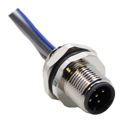 Mueller AI-T00207 Receptacle, 5-Position Male Straight-Open End, 22 AWG, 0.3M