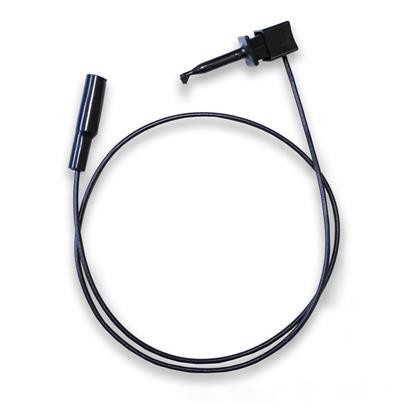 Mueller BU-1031-A Test Lead: Insulated Mini Alligator to Mini Plunger