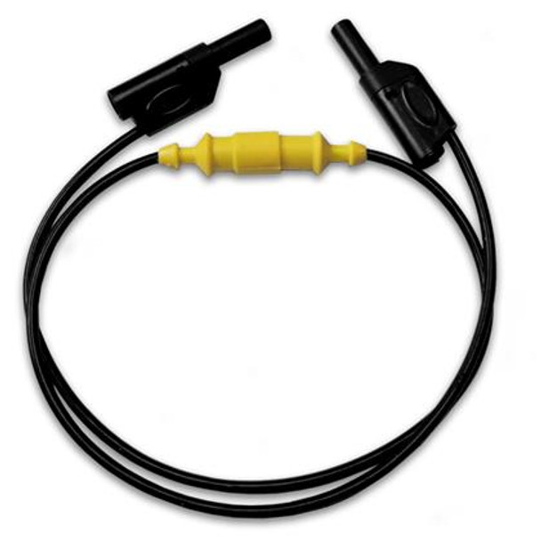 Mueller AI-000404 Test Lead: Stackable, Shrouded Banana Plugs with Fuse