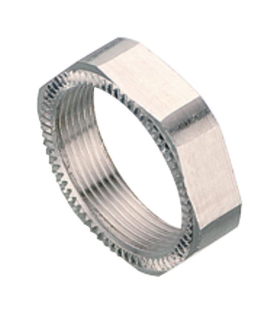 Binder 01-0013-001 M9 IP67 - Hex nut with 2mm knurl; 702/712 series | American Cable Assemblies