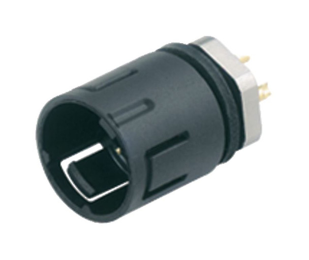 Binder 99-9215-00-05 Snap-In IP67 Male panel mount connector, Contacts: 5, unshielded, solder, IP67 | American Cable Assemblies
