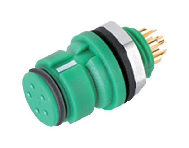 Binder 99-9216-070-05 Snap-In IP67 Female panel mount connector, Contacts: 5, unshielded, solder, IP67 | American Cable Assemblies