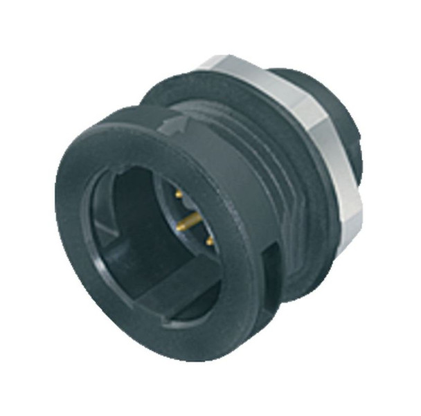 Binder 09-4711-00-04 Micro Push-Pull  IP67 Male panel mount connector, Contacts: 4, unshielded, solder, IP67 | American Cable Assemblies