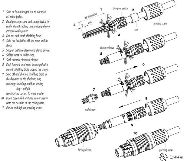 Binder 99-4914-00-05 Push-Pull Female cable connector, Contacts: 5, 3.5-5.0 mm, shieldable, solder, IP67