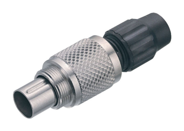 Binder 99-0071-100-02 M9 IP40 Male cable connector, Contacts: 2, 3.0-4.0 mm, unshielded, solder, IP40 | American Cable Assemblies