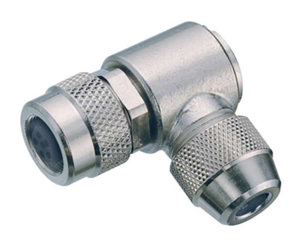 Binder 99-0402-75-02 M9 IP67 Female angled connector, Contacts: 2, 3.5-5.0 mm, shieldable, solder, IP67 | American Cable Assemblies