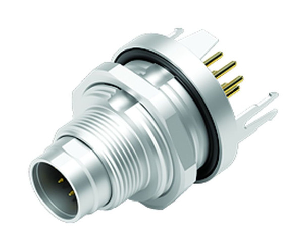 Binder 09-0423-30-07 M9 IP67 Male panel mount connector, Contacts: 7, shieldable, THT, IP67, front fastened | American Cable Assemblies