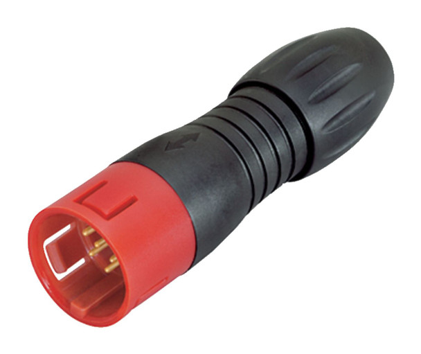 Binder 99-9113-50-05 Snap-In IP67 Male cable connector, Contacts: 5, 4.0-6.0 mm, unshielded, solder, IP67, VDE | American Cable Assemblies