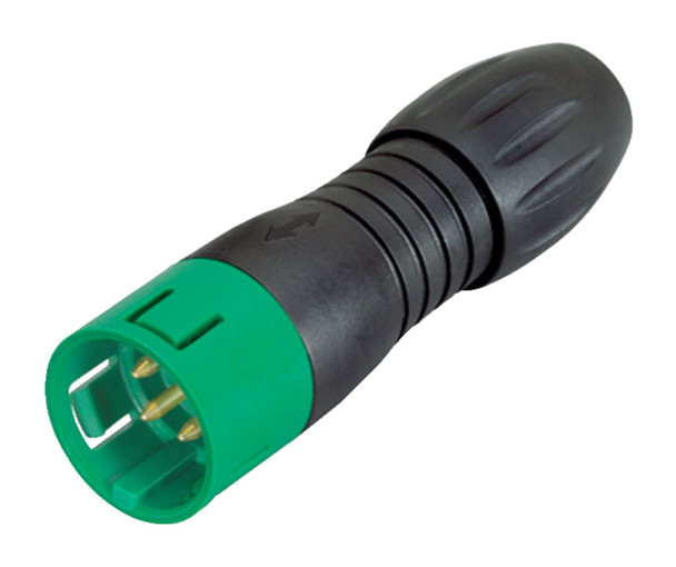 Binder 99-9113-70-05 Snap-In IP67 Male cable connector, Contacts: 5, 4.0-6.0 mm, unshielded, solder, IP67, VDE | American Cable Assemblies