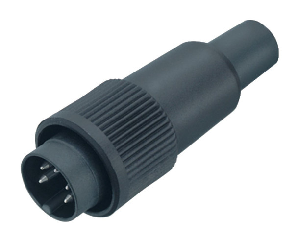 Binder 99-0669-02-24 Bayonet Male cable connector, Contacts: 24, 6.0-8.0 mm, unshielded, solder, IP40 | American Cable Assemblies