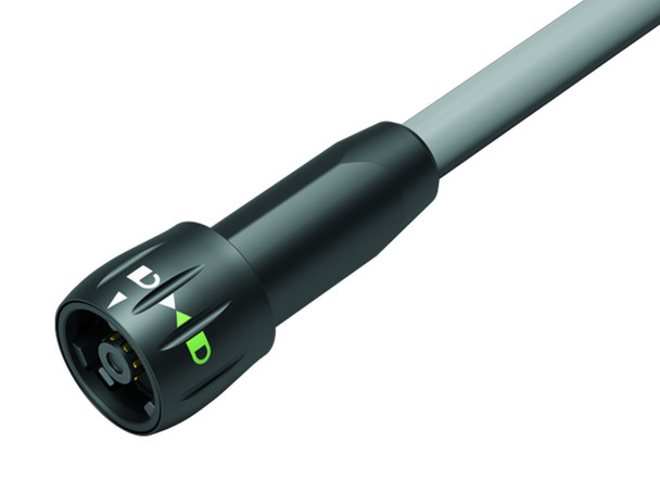 Binder 77-6005-0000-20008-0500 Bayonet NCC Male cable connector, Contacts: 8, unshielded, solder, IP67, PVC, grey, 8 x 0.25 mm², 5 m | American Cable Assemblies