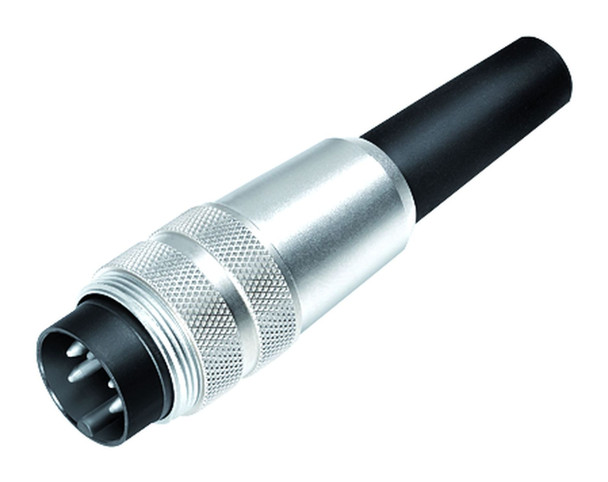Binder 09-0309-00-04 M16 IP40 Male cable connector, Contacts: 4 (04-a), 3.0-6.0 mm, unshielded, solder, IP40 | American Cable Assemblies