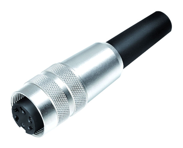 Binder 09-0572-09-08 M16 IP40 Female cable connector, Contacts: 8 (08-a), 3.0-6.0 mm, unshielded, solder, IP40 | American Cable Assemblies