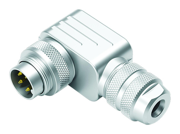 Binder 99-5171-79-08 M16 IP67 Male angled connector, Contacts: 8 (08-a), 4.0-6.0 mm, shieldable, solder, IP67, UL | American Cable Assemblies