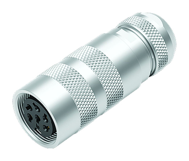 Binder 99-5102-60-02 M16 IP67 Female cable connector, Contacts: 2 (02-a), 4.1-7.8 mm, shieldable, solder, IP68, Short version | American Cable Assemblies