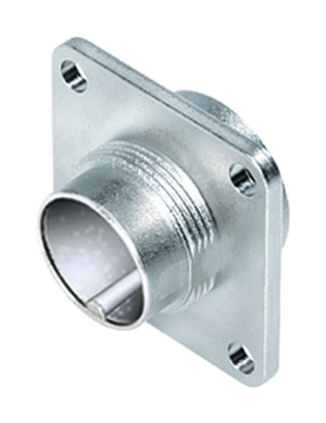 Binder 09-0173-370-08 M16 IP67 Square male panel mount connector, Contacts: 8 (08-a), unshielded, crimping (Crimp contacts must be ordered separately), IP68, UL, AISG compliant | American Cable Assemblies