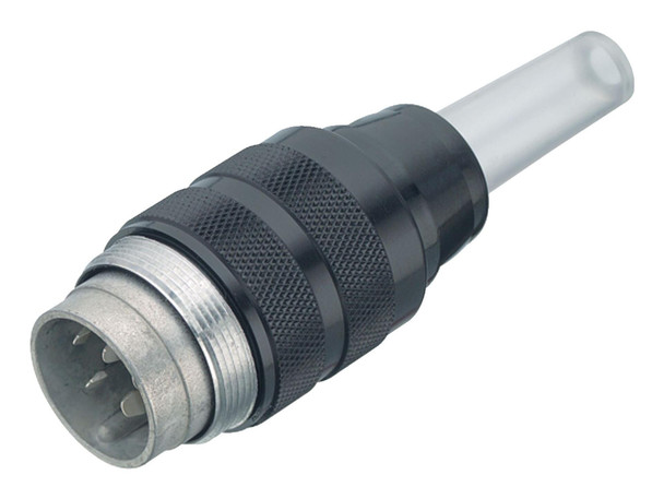 Binder 09-0445-00-12 M25 Male cable connector, Contacts: 12, 5.0-8.0 mm, shieldable, solder, IP40 | American Cable Assemblies