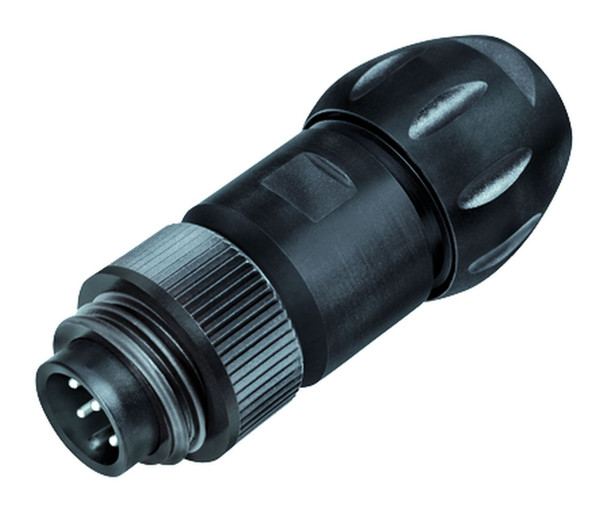Binder 99-4225-300-07 RD24 Male cable connector, Contacts: 6+PE, 7.0-17.0 mm, unshielded, solder, IP67, UL, ESTI+, VDE, Vario | American Cable Assemblies